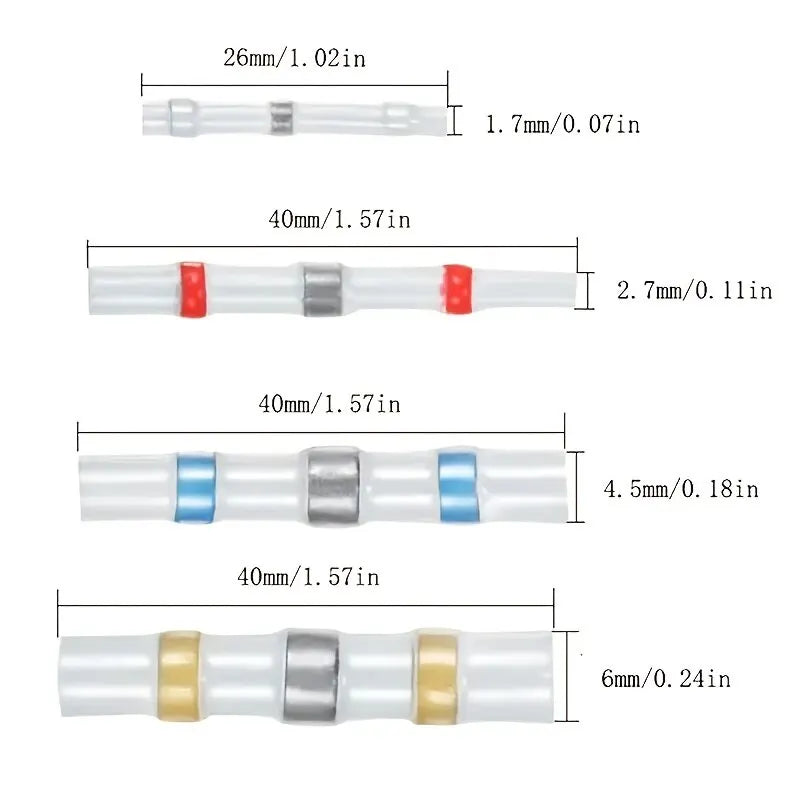 Waterproof Wire Connectors 100/250 Pack