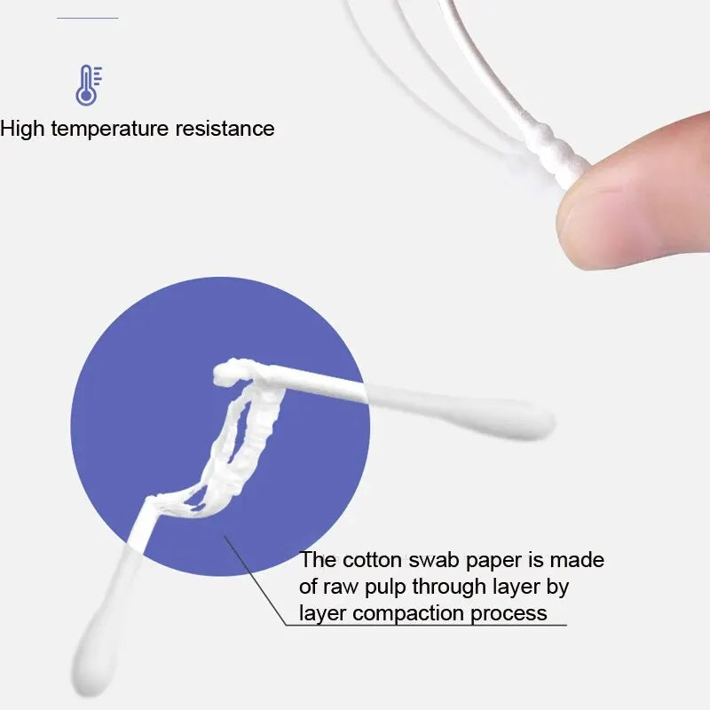 400/200 Pcs Double Head Cotton Swab