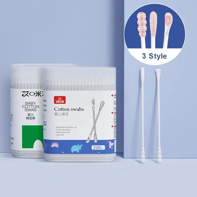 400/200 Pcs Double Head Cotton Swab