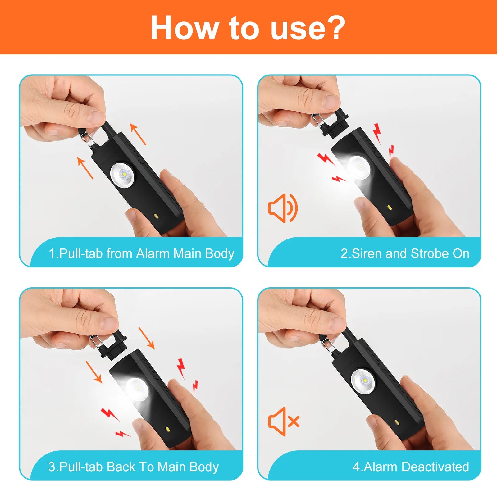 Alarm Keychain - 130dB