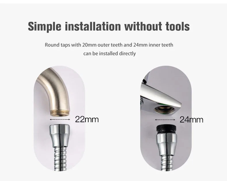 360° Rotating Dual-Mode Faucet Aerator