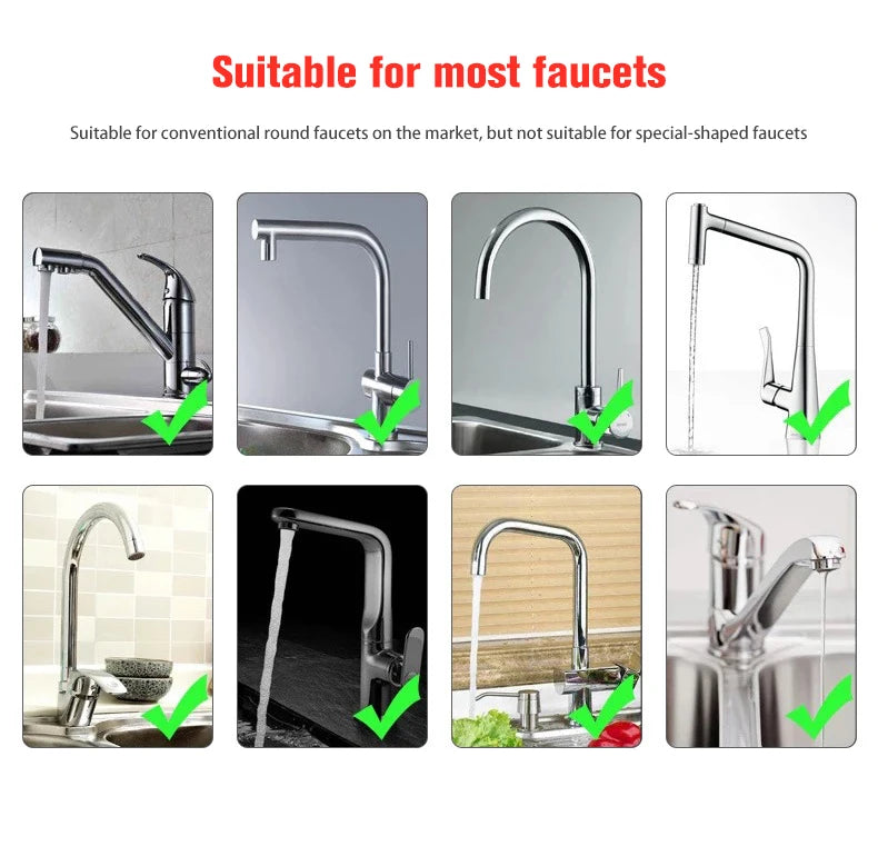 360° Rotating Dual-Mode Faucet Aerator