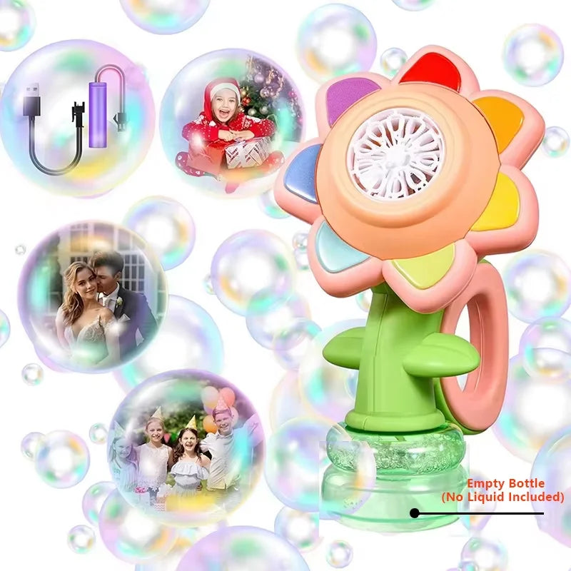 Sunflower Bubble Machine