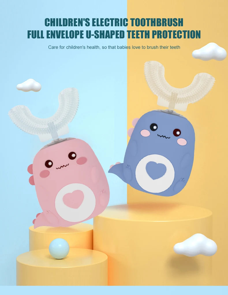 U-shaped Electric Toothbrush (Ages 2-6, 6-12)