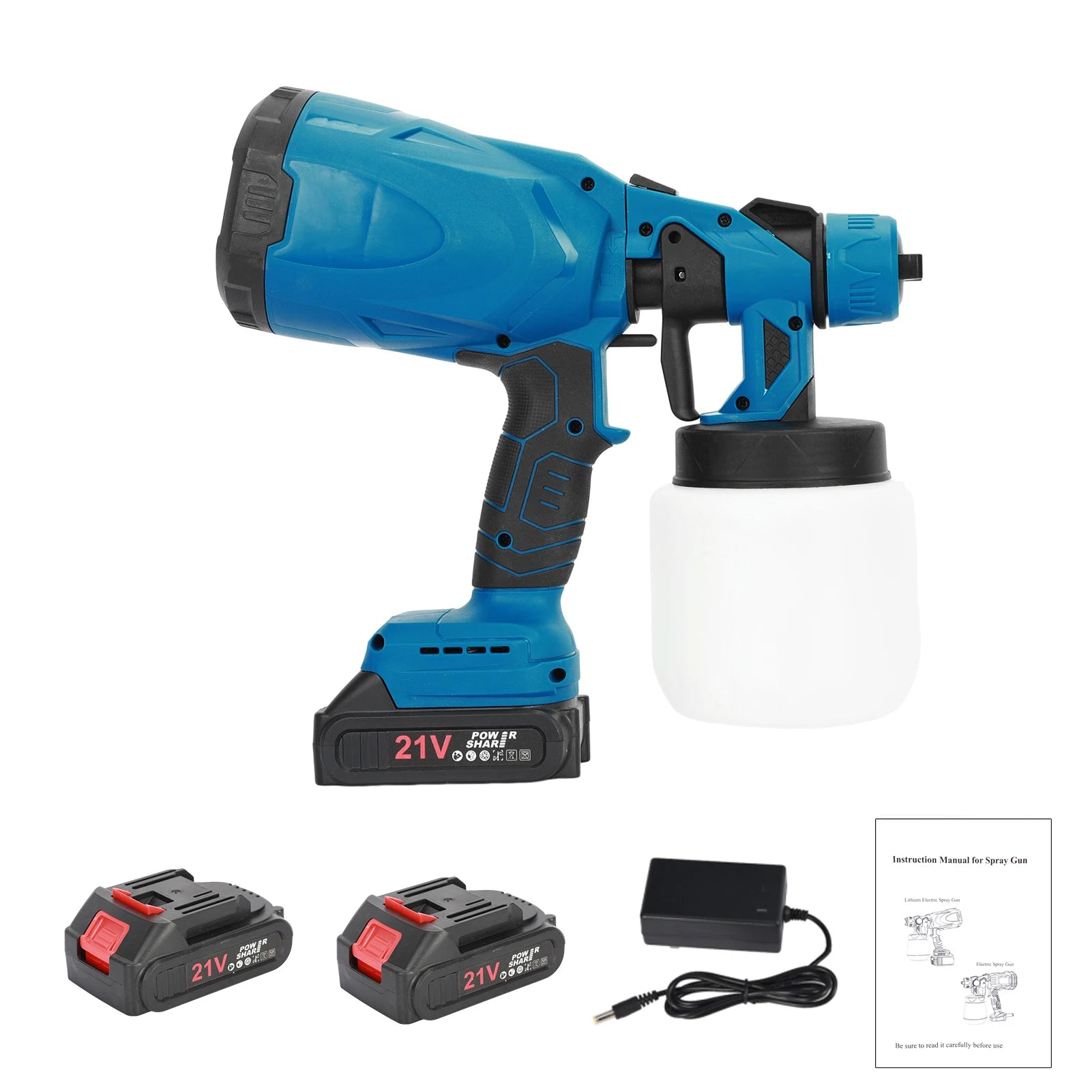 Electric Paint Sprayer + 2 Batteries