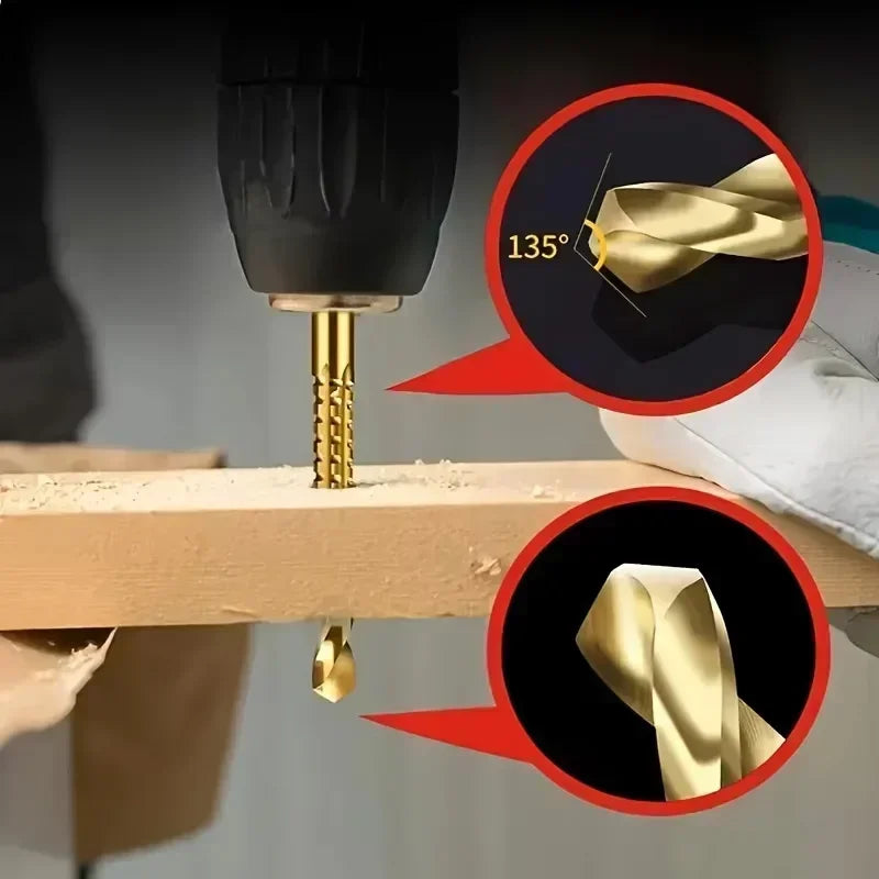 3-8mm Pack Cobalt Drill Bit Set