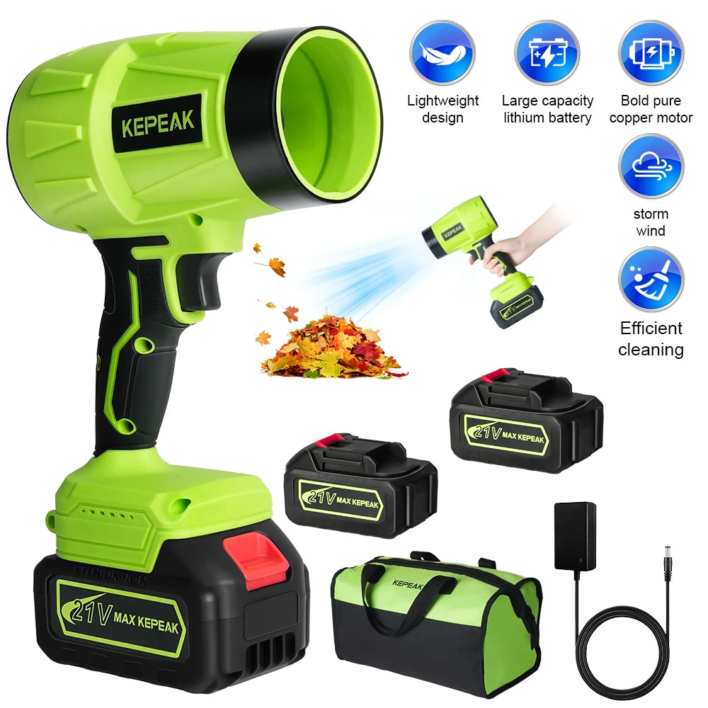 Cordless Turbo Air Blower 21V – High-Speed 180,000 RPM