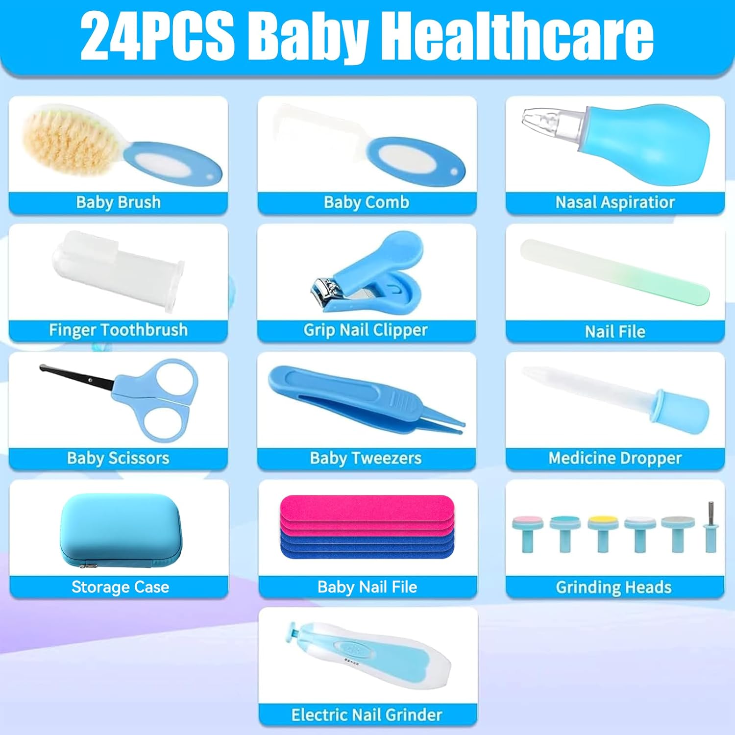 Newborn Grooming Kit【24 in 1】