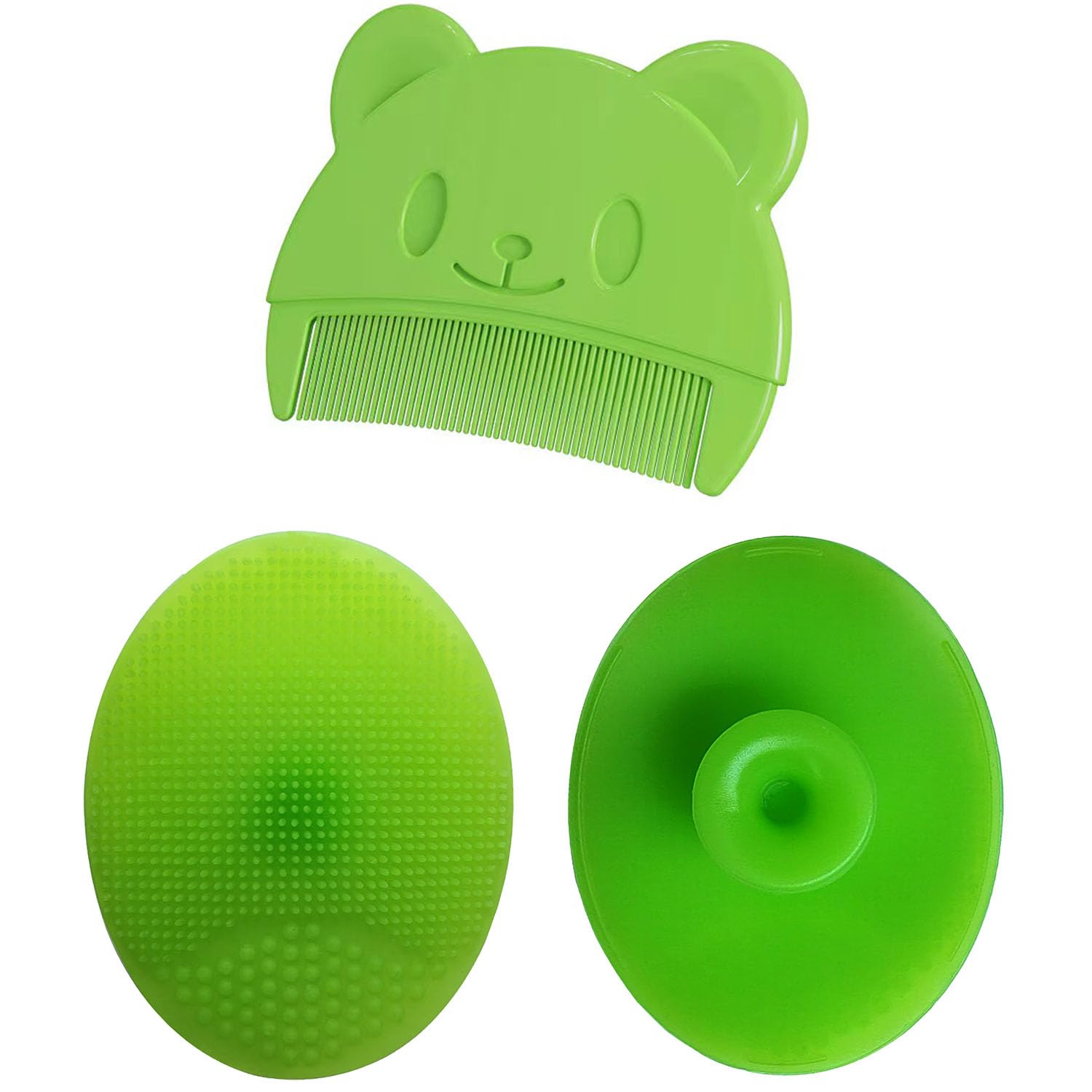 Baby Bath & Cradle Cap Brush Set (3pcs)