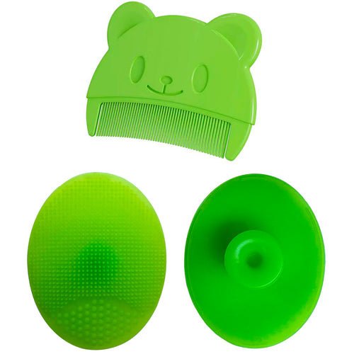 Baby Bath & Cradle Cap Brush Set (3pcs)