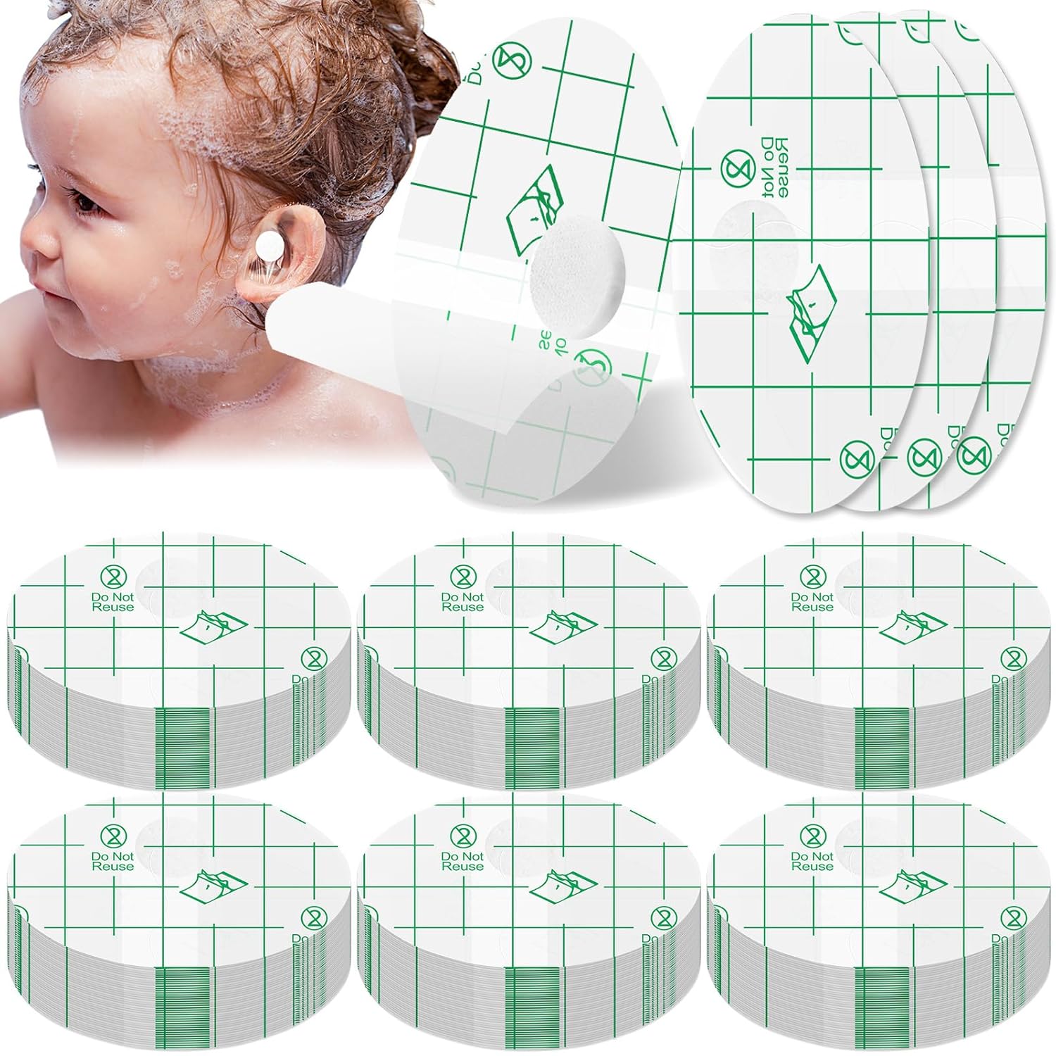 Disposable Baby Ear Covers (300 pcs)