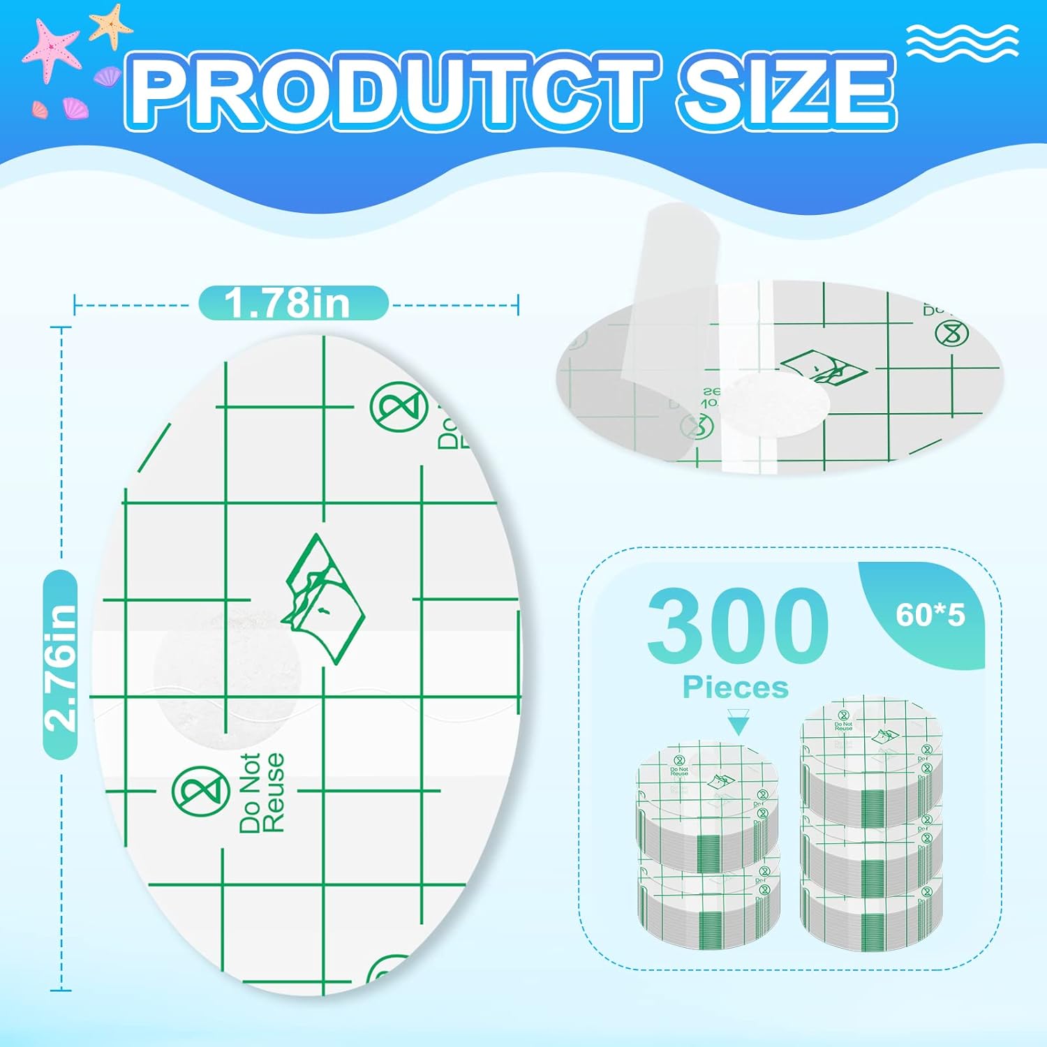 Disposable Baby Ear Covers (300 pcs)