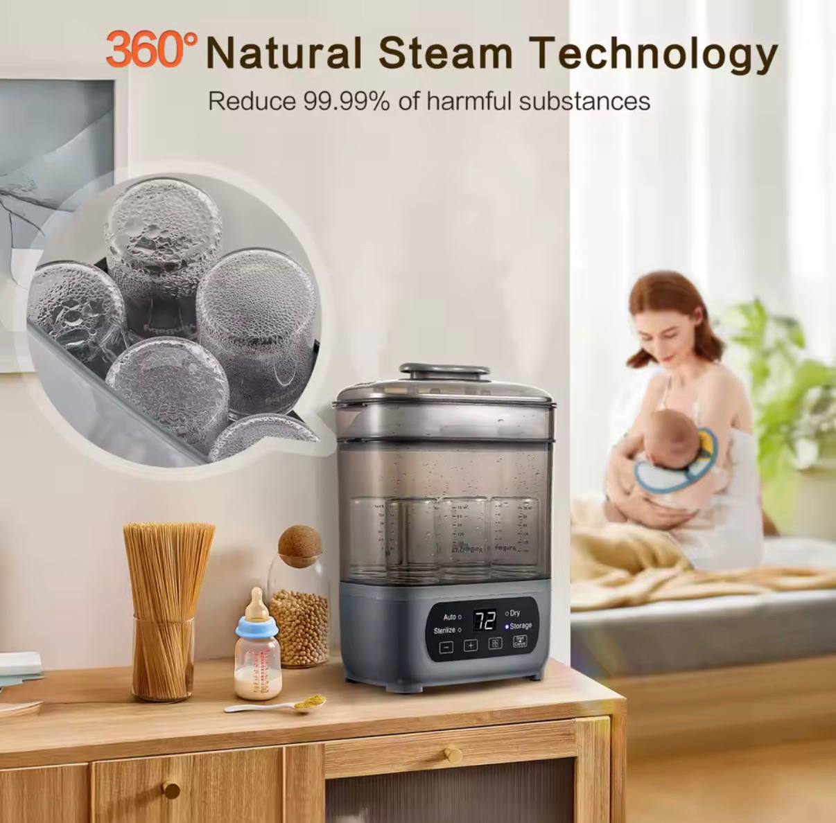 Baby Bottle Sterilizer & Dryer