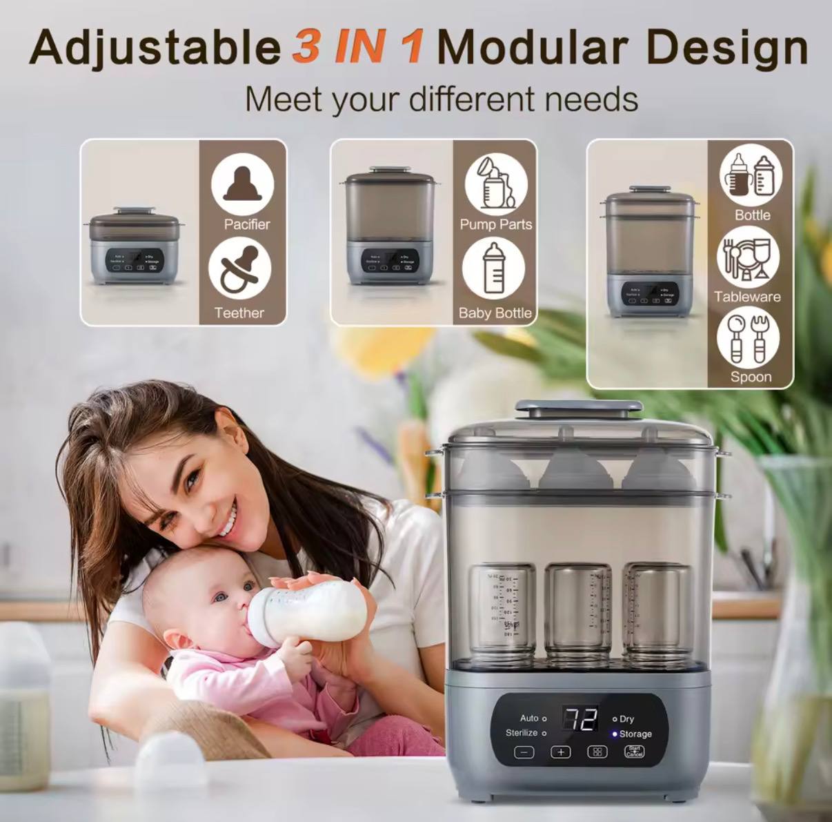Baby Bottle Sterilizer & Dryer