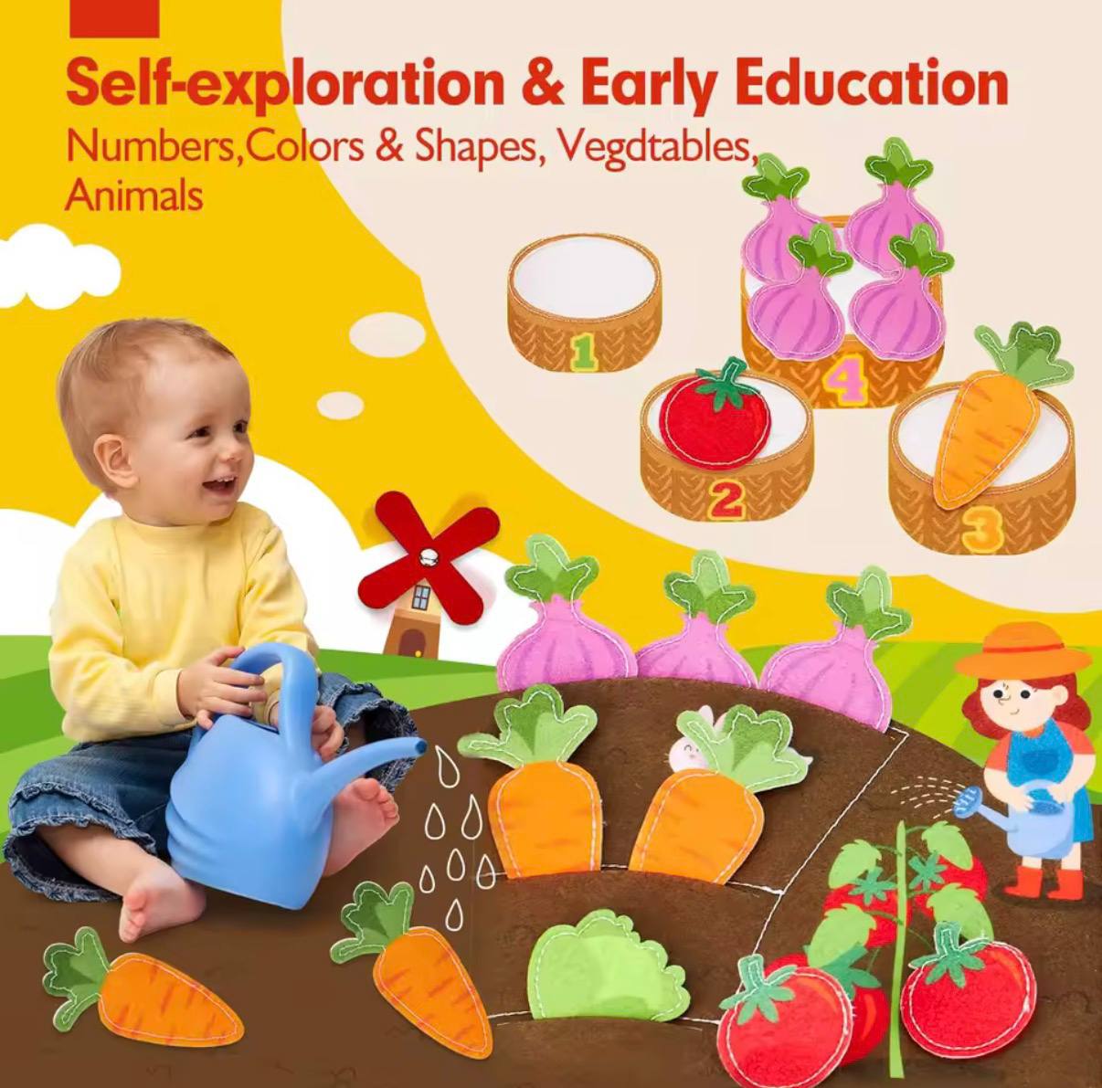 Montessori Farm Busy Book