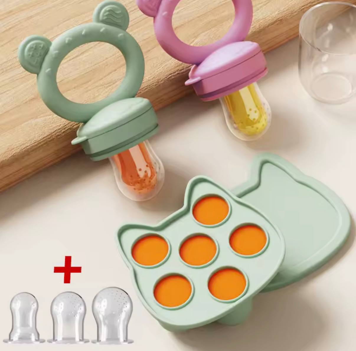 Fruit Food Feeder & Mini Freezer