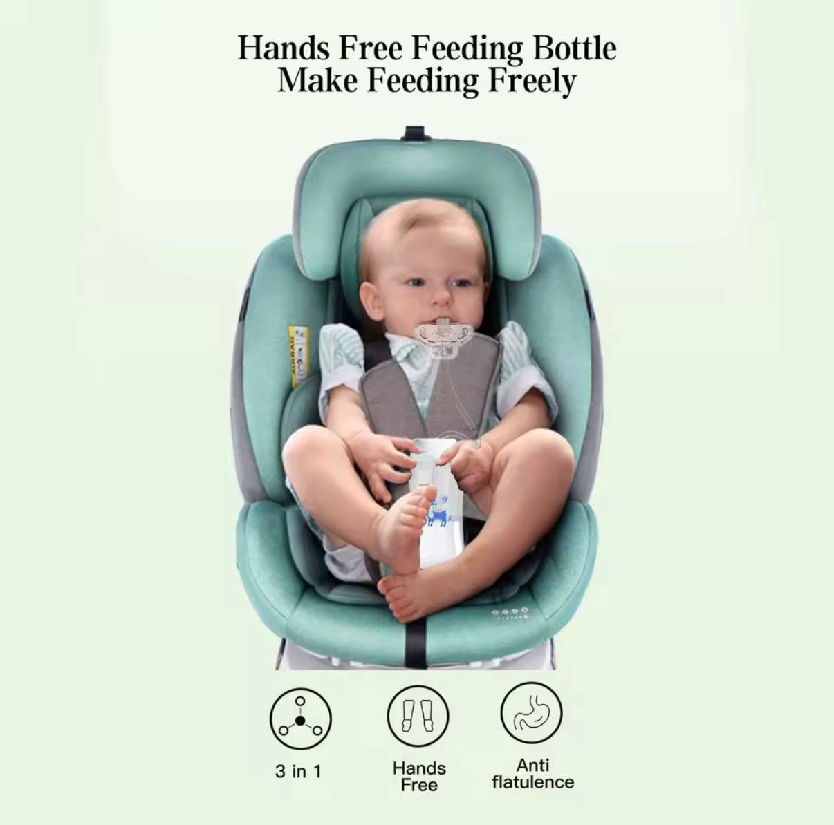 Hands-Free Baby Bottle