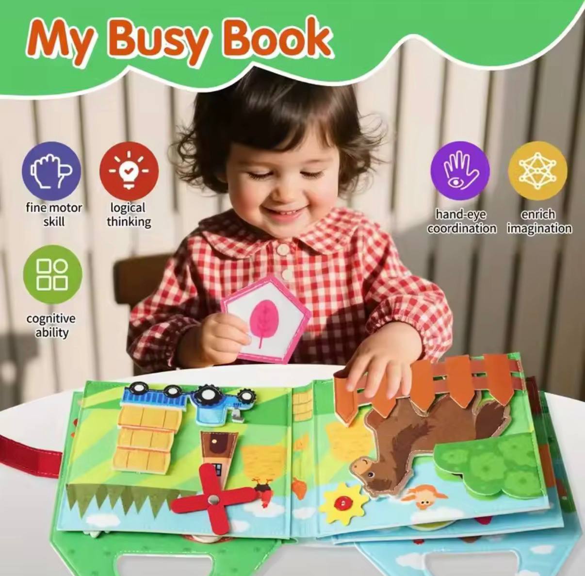 Montessori Farm Busy Book