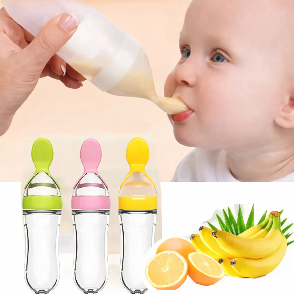 3 Pack Baby Food Feeder Spoon