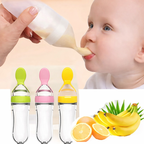 3 Pack Baby Food Feeder Spoon