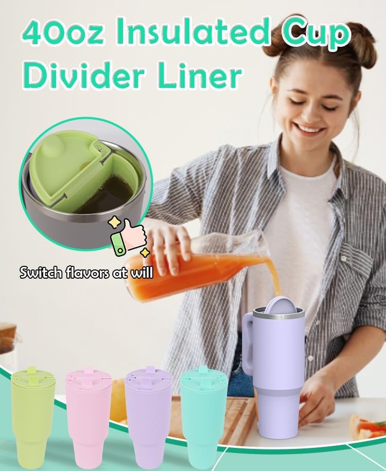 40 oz Dual Compartment Thermal Tumbler