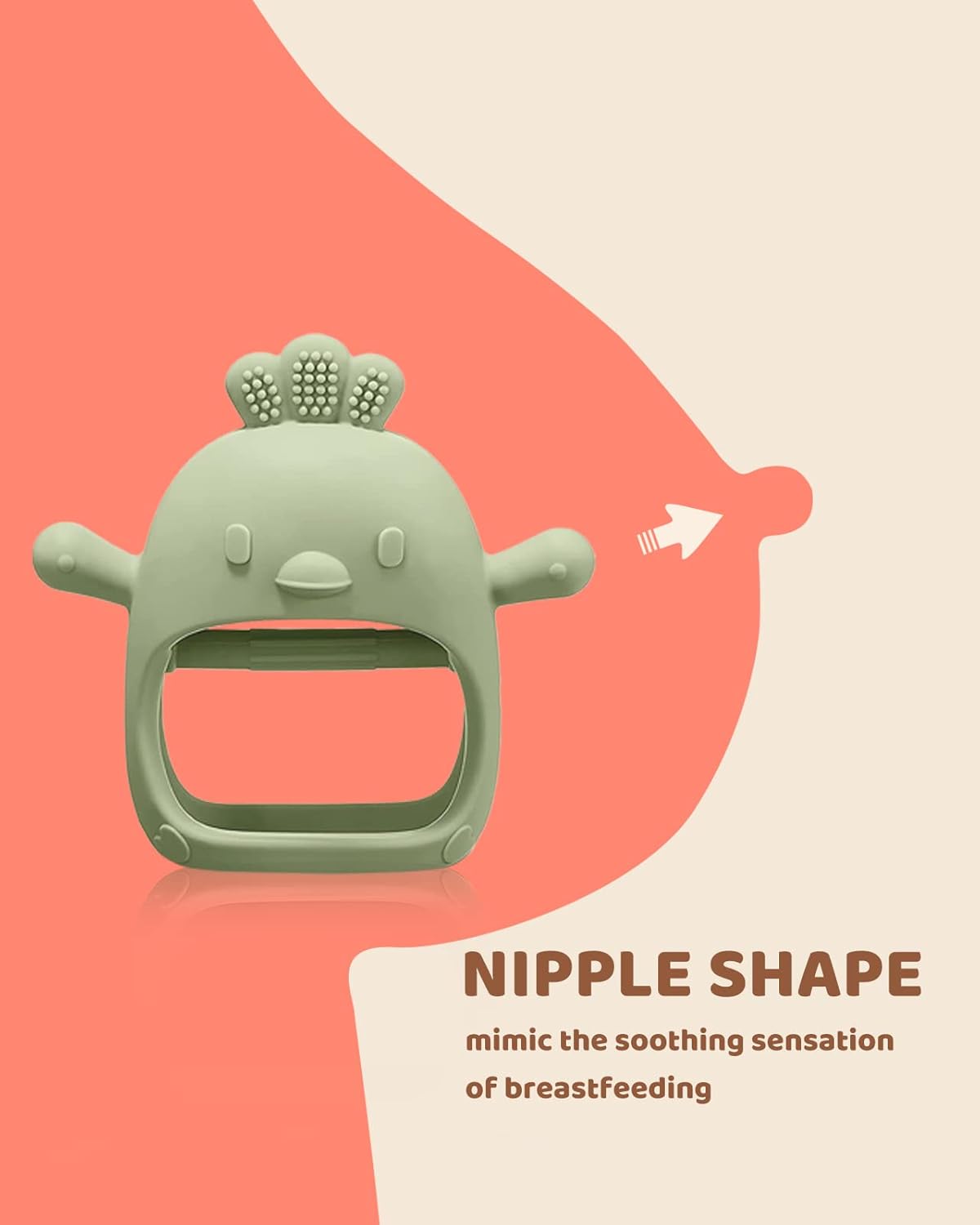 2 Pack Baby Teething Toy